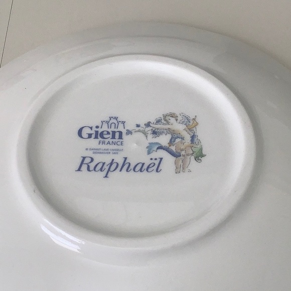 COPY - COPY - Vintage Gien French China 4 Cups and 4 Saucers/ Tea Set - Picture 6 of 8